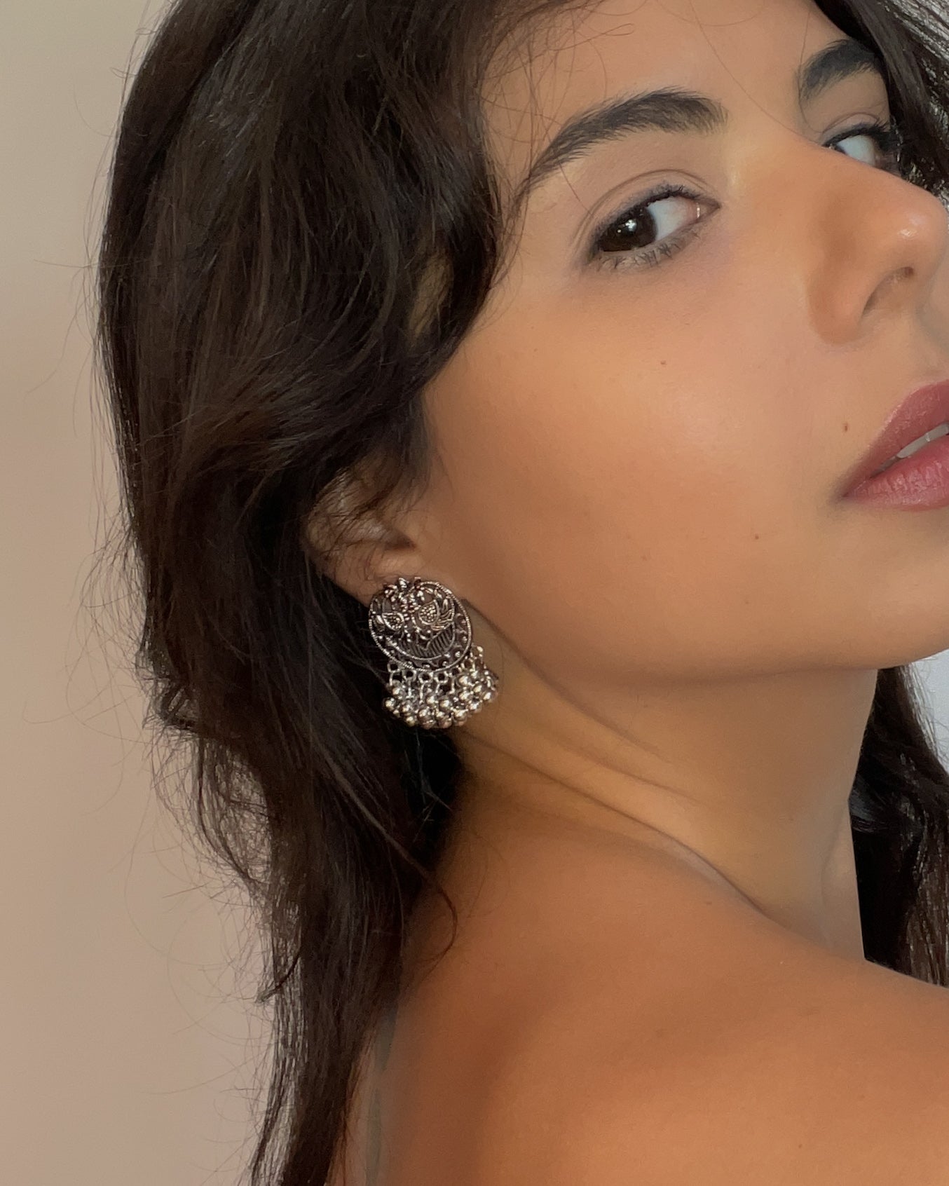 Small boho dangle earrings