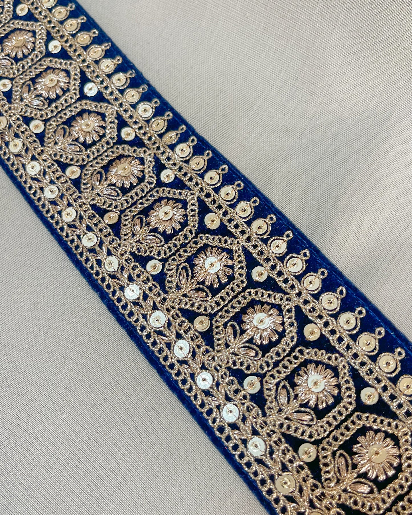 Ceinture bohème brodée