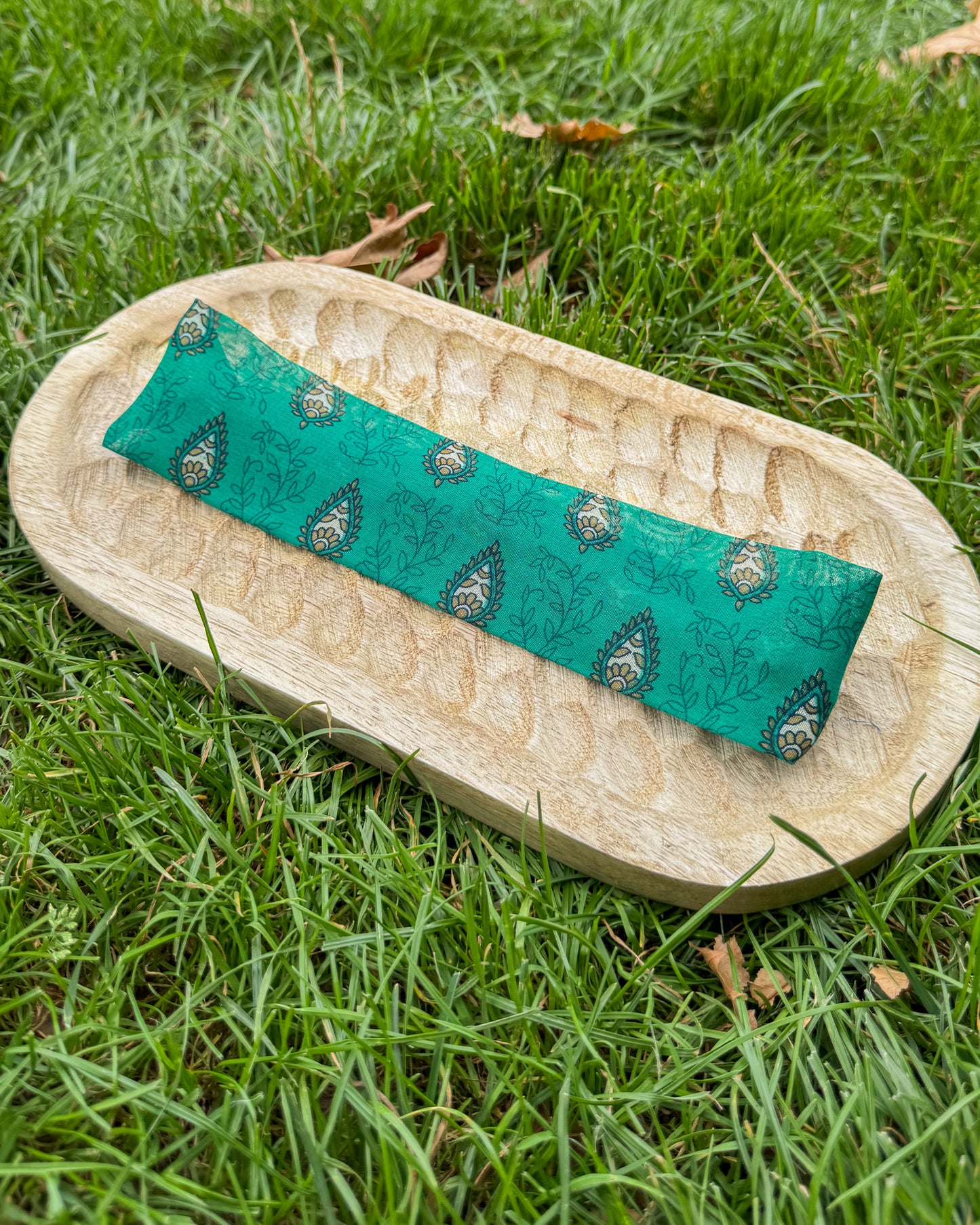 Upcycled fabric headband