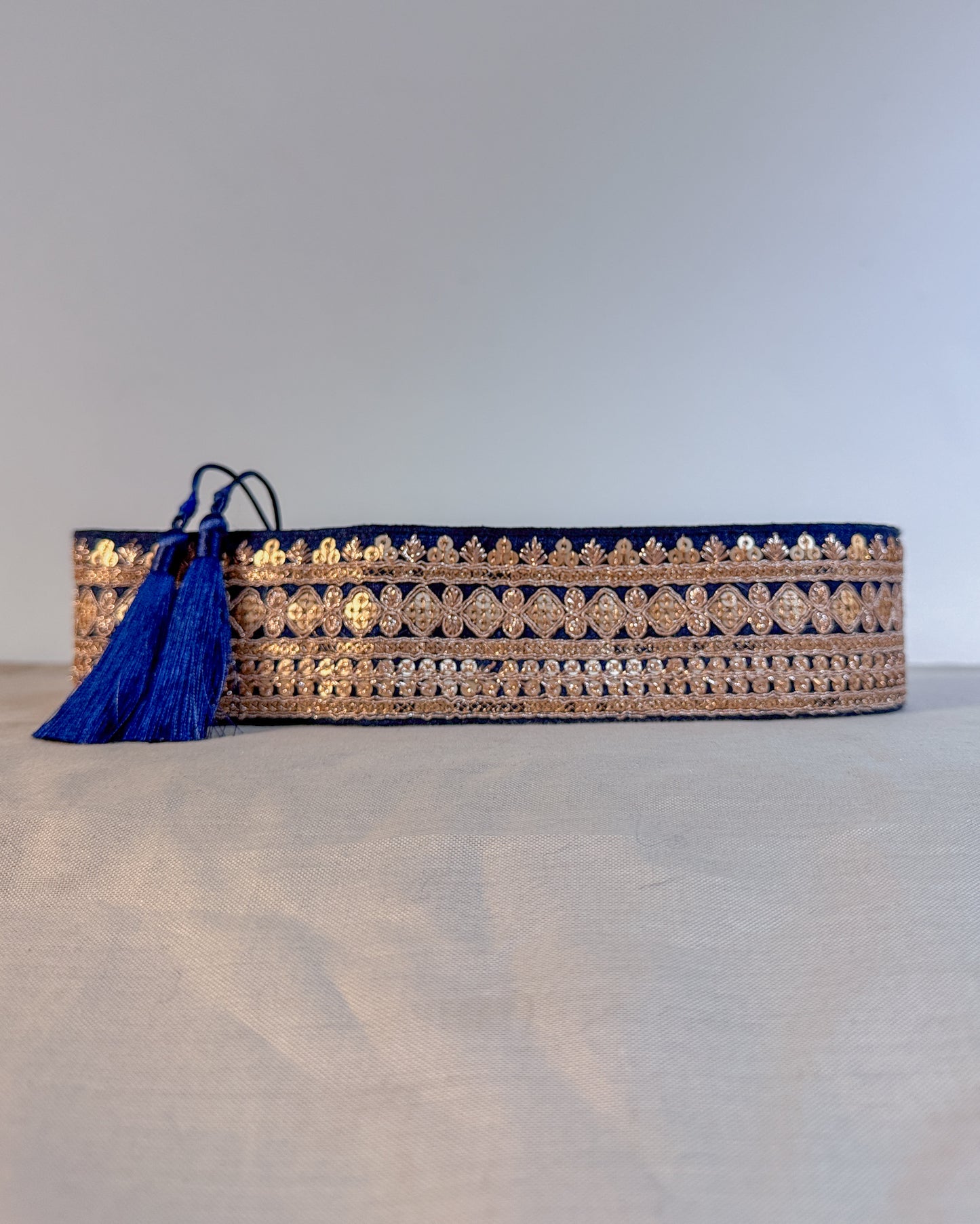 Ceinture bohème brodée