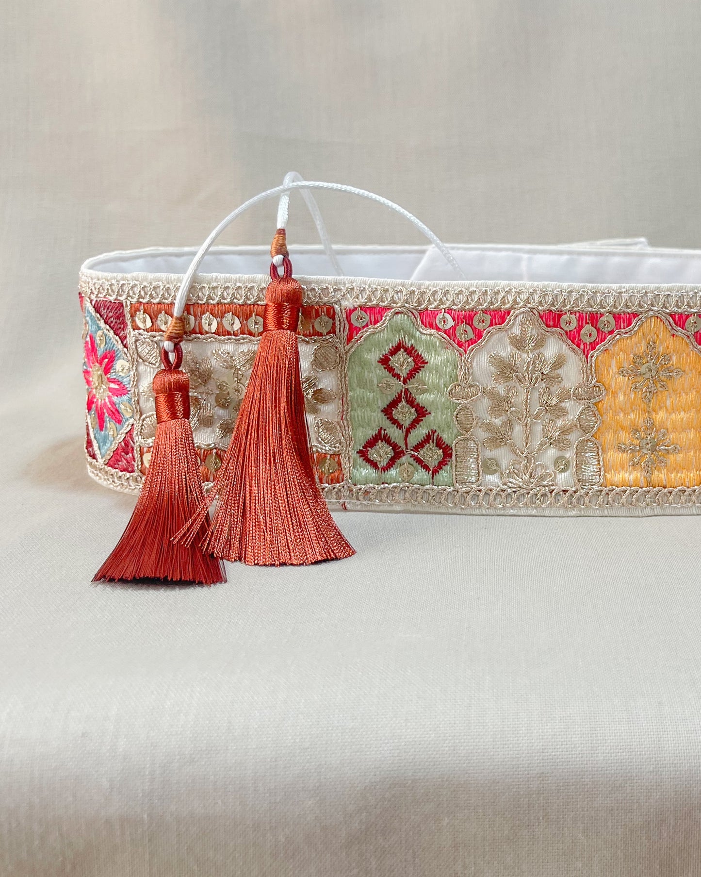 Ceinture bohème brodée