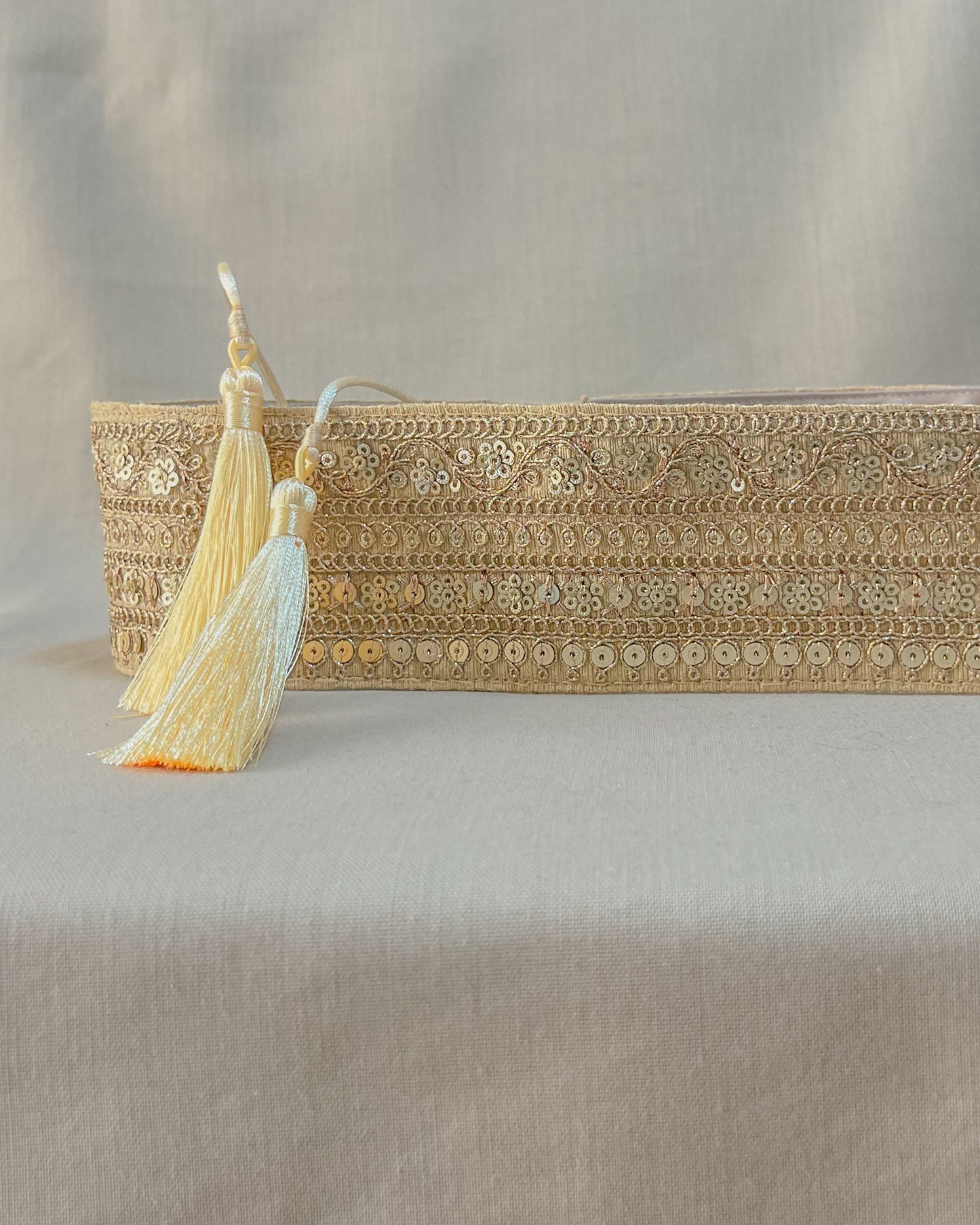 Ceinture bohème brodée