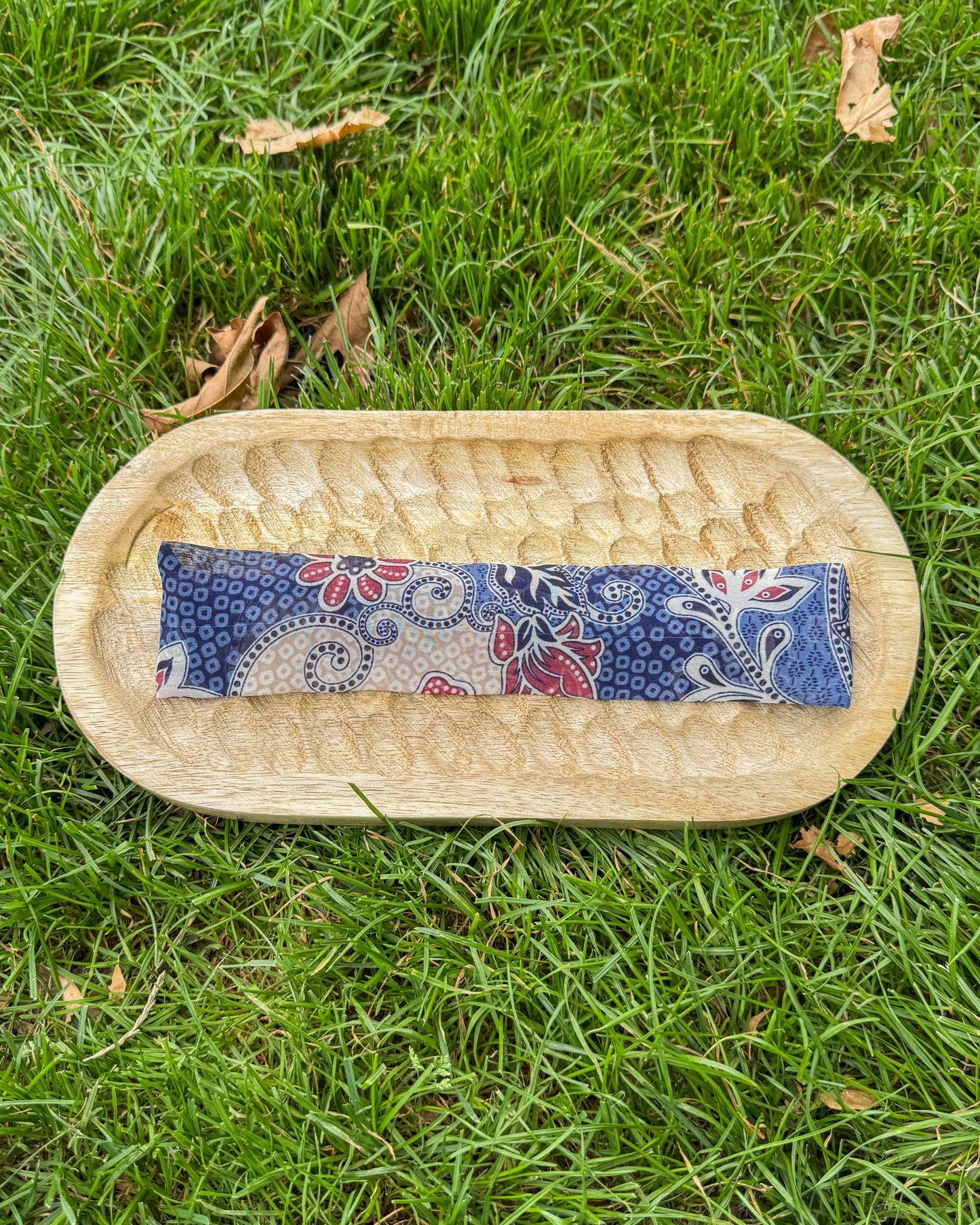 Upcycled fabric headband