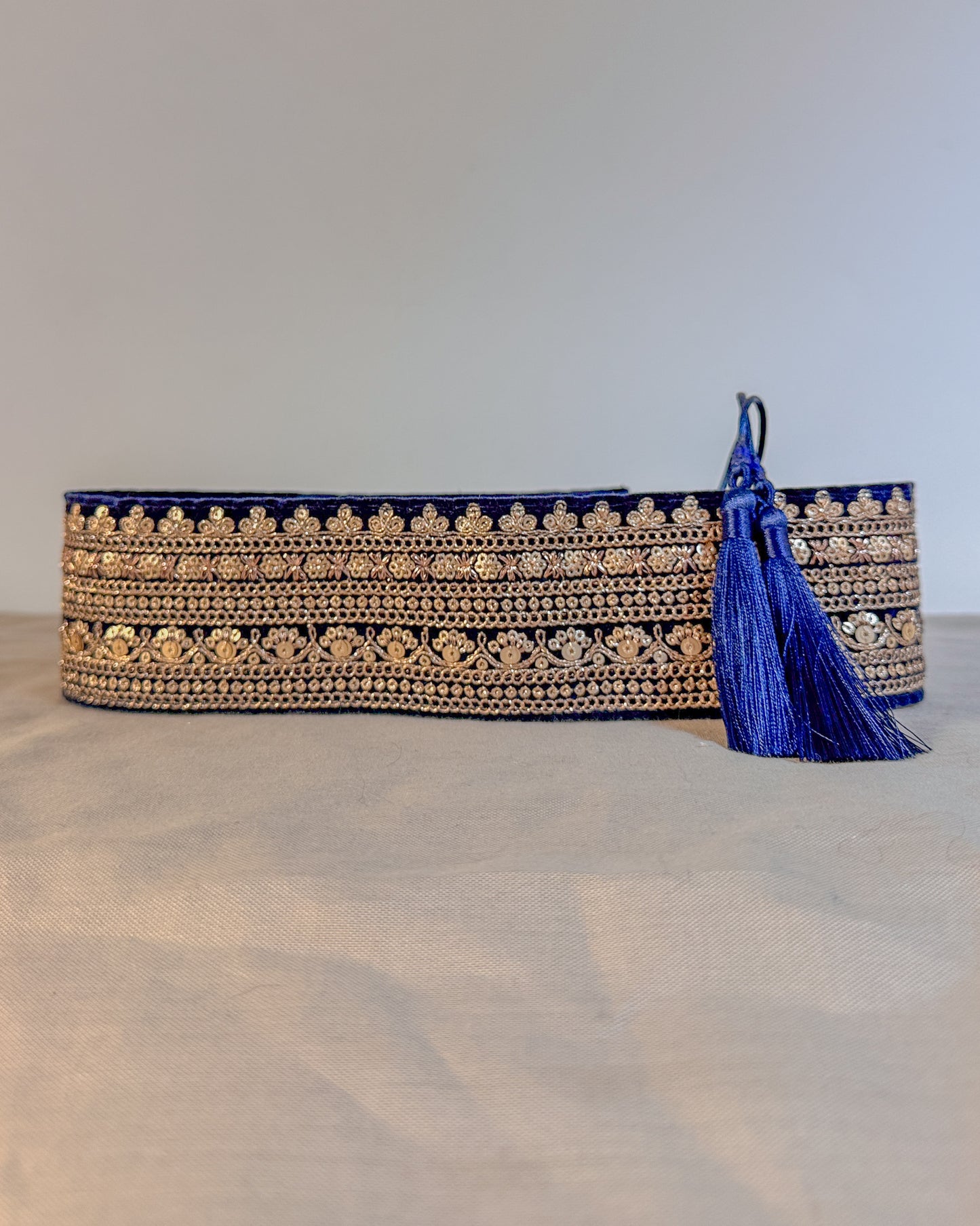 Ceinture bohème brodée