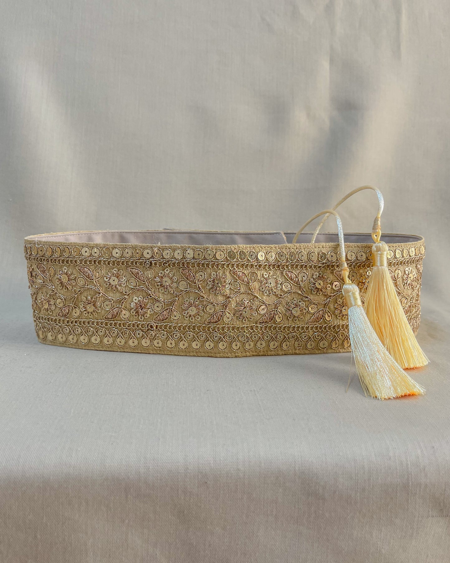 Ceinture bohème brodée