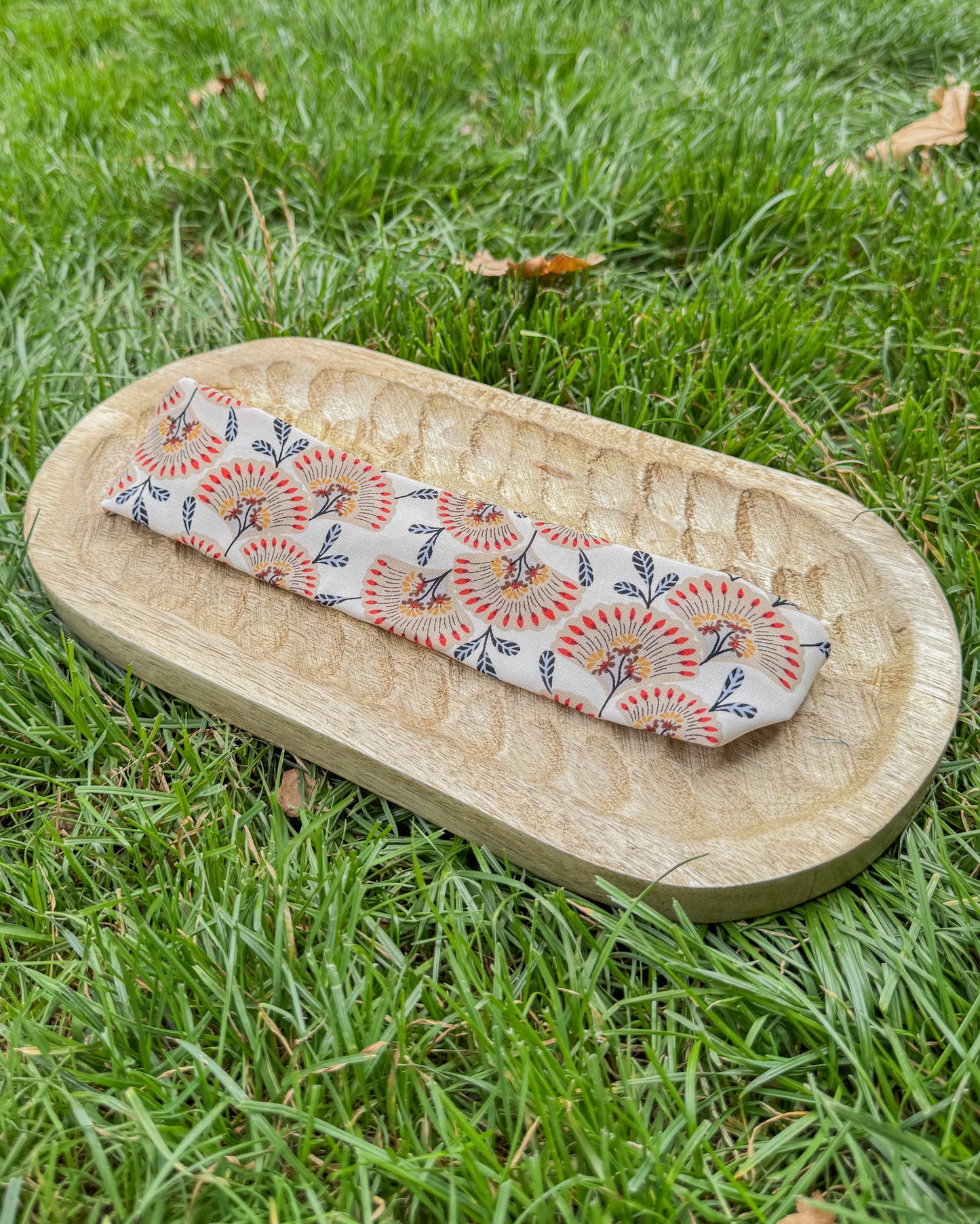 Upcycled fabric headband