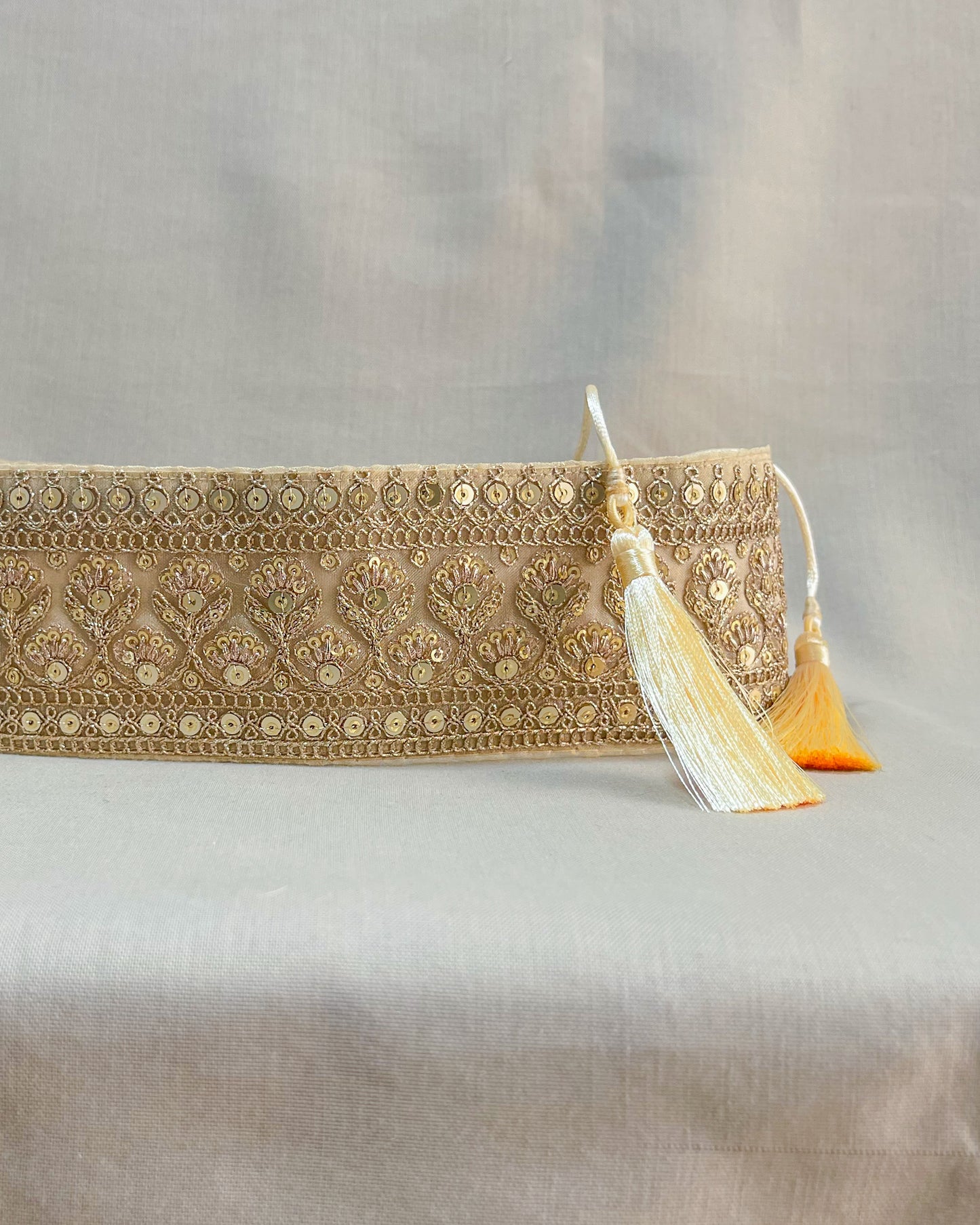 Ceinture bohème brodée