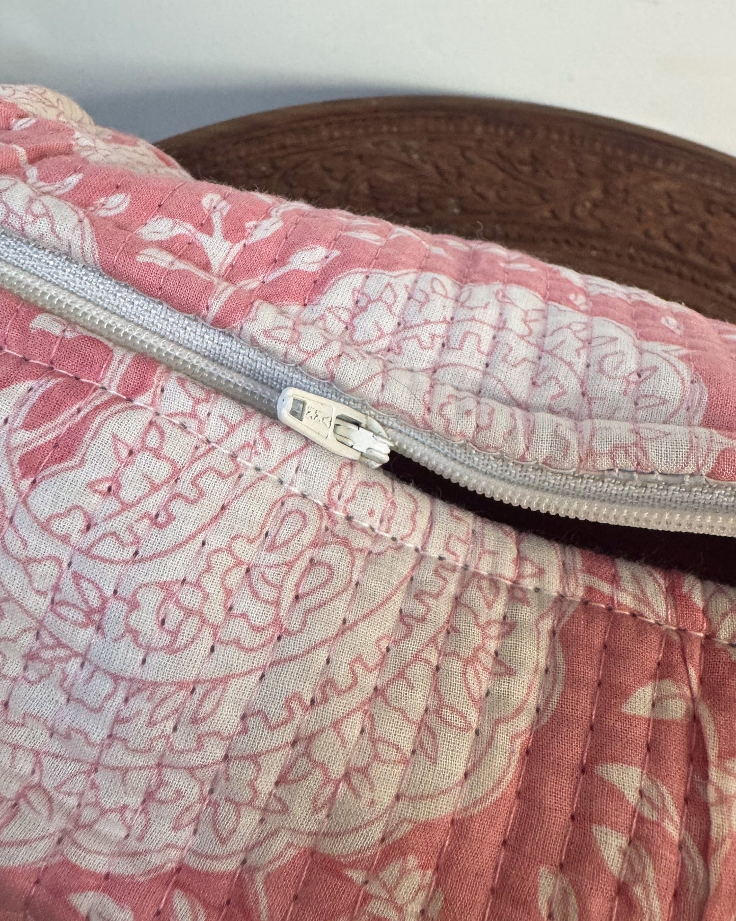 Handmade Quilted Travel Pouch