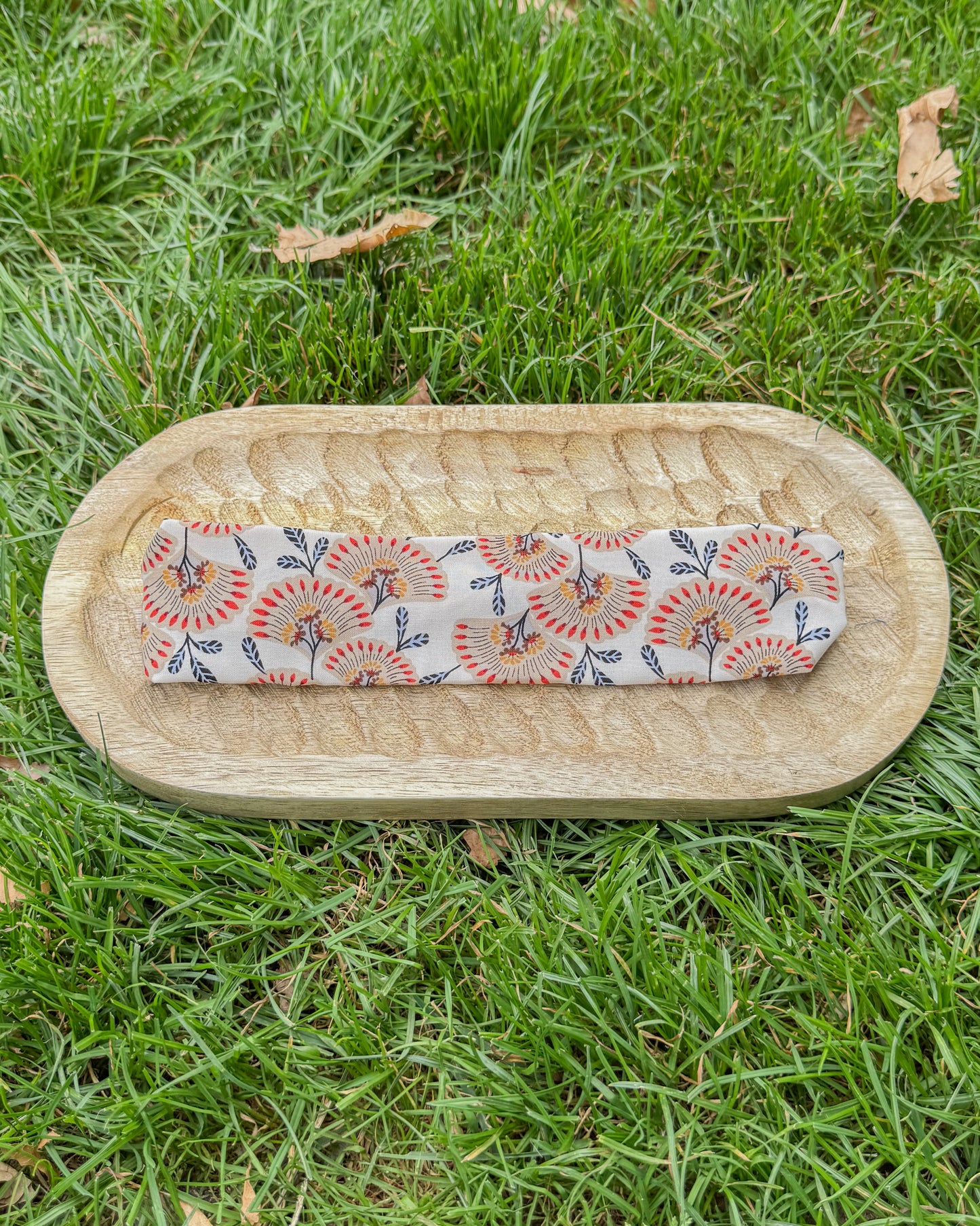 Upcycled fabric headband