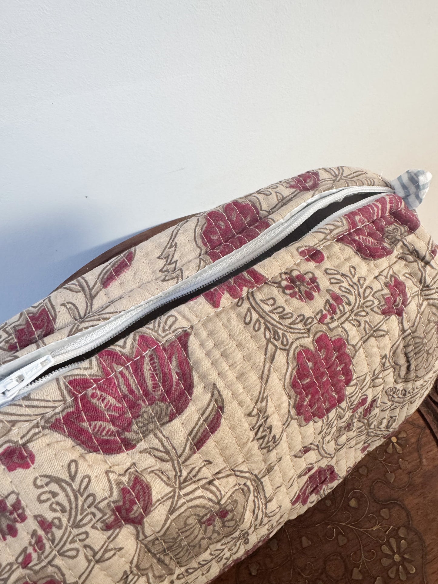 Handmade Quilted Travel Pouch