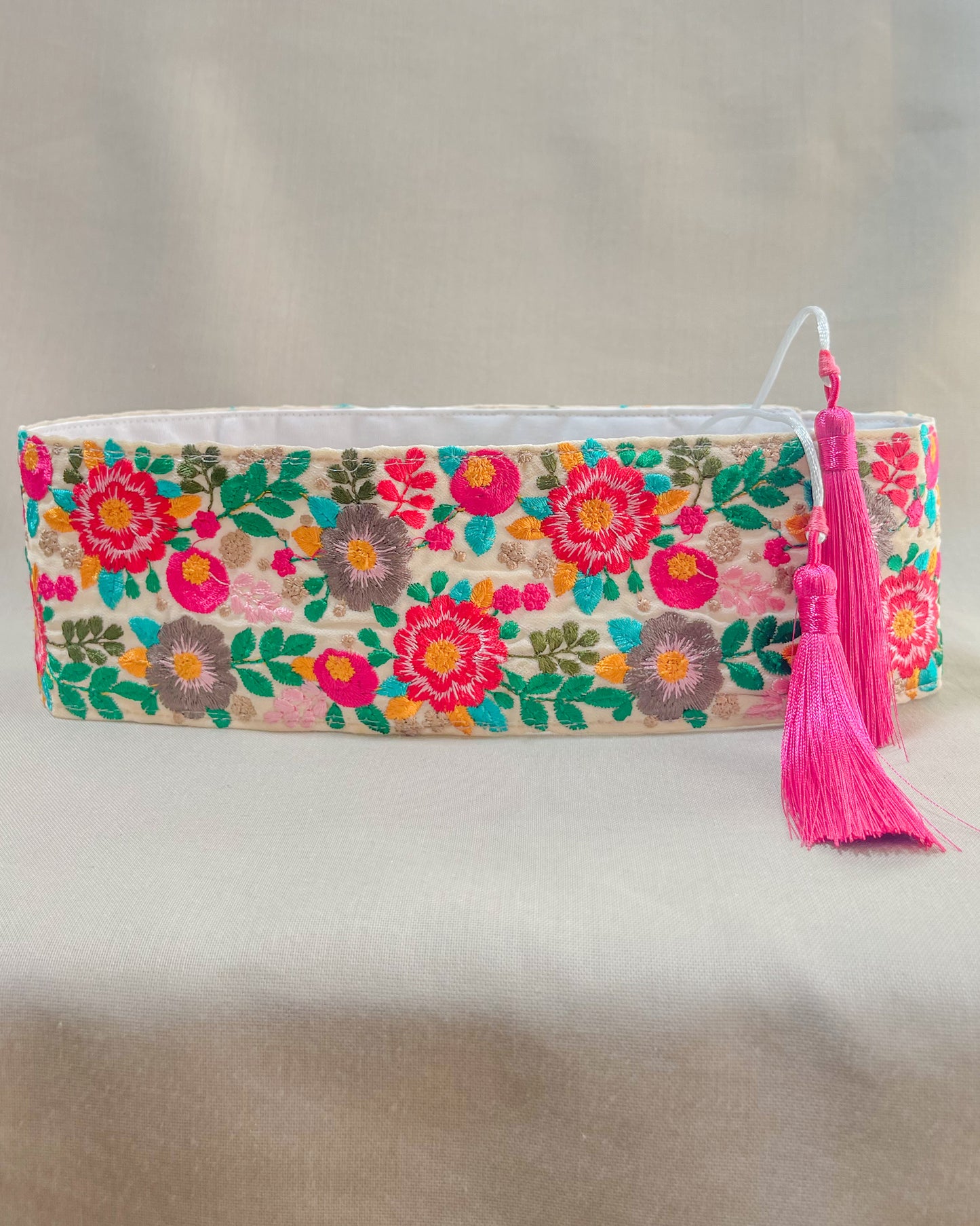 Ceinture bohème brodée