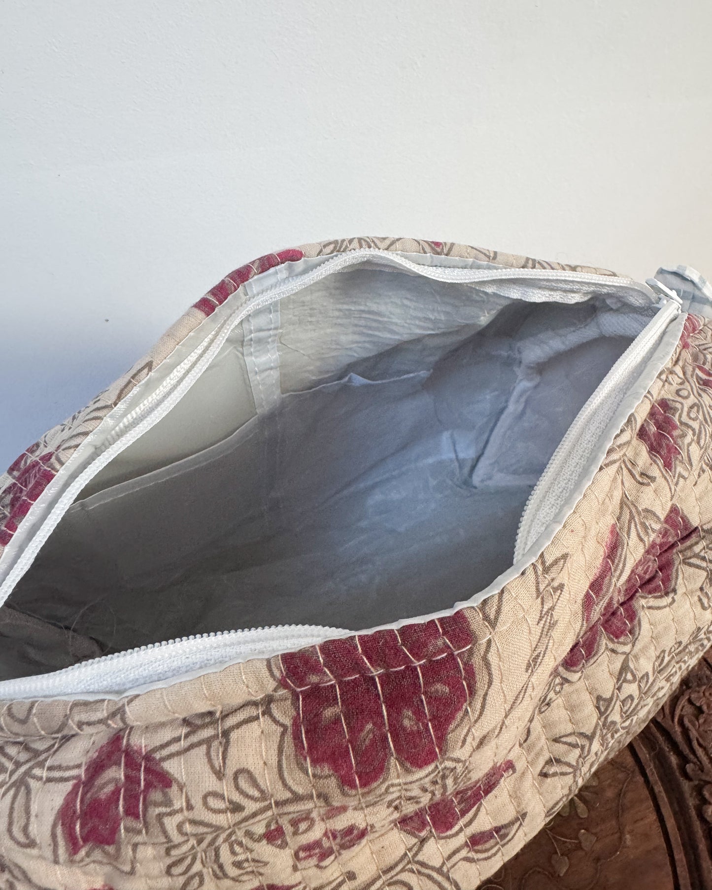 Handmade Quilted Travel Pouch