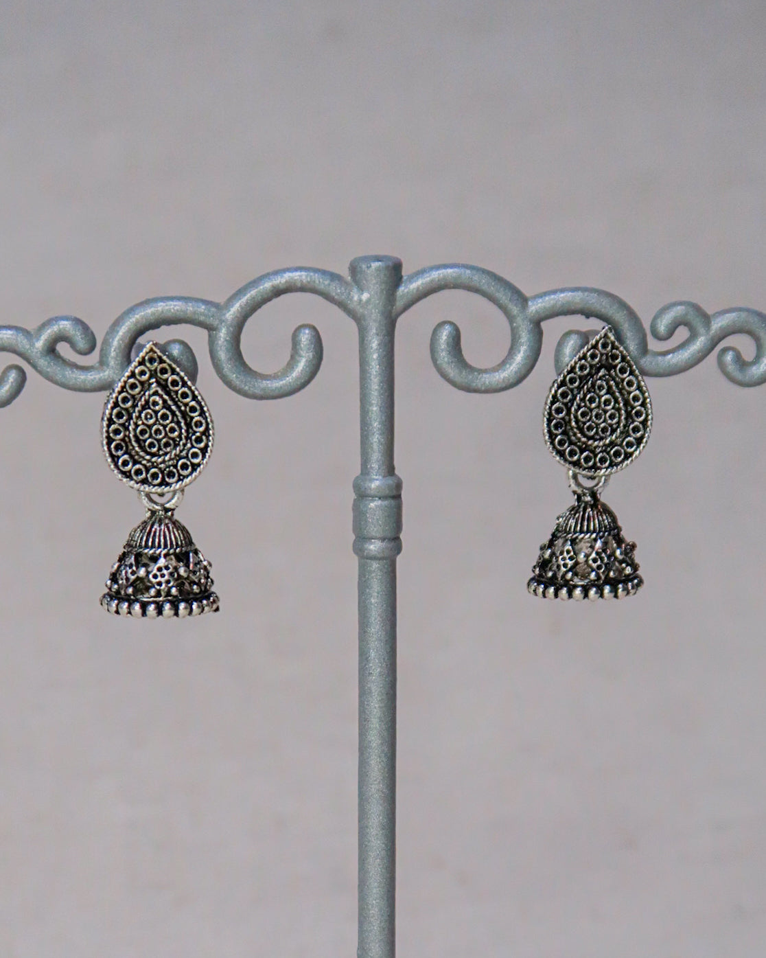 Petites boucles argentées bohèmes