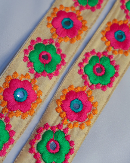 Colorful Embroidered Strap – For Phone, Camera or Purse