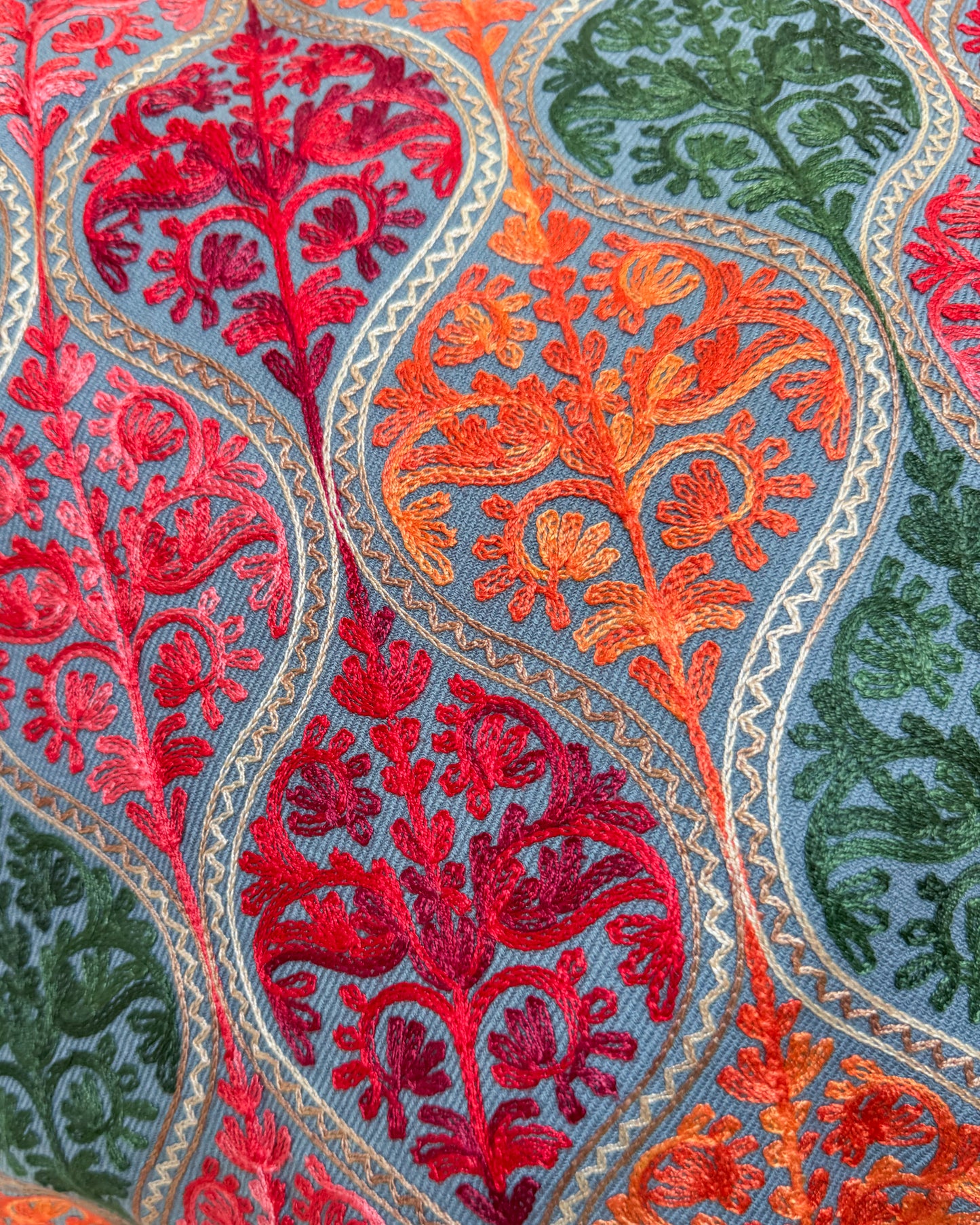 Fully Embroidered Winter Shawl
