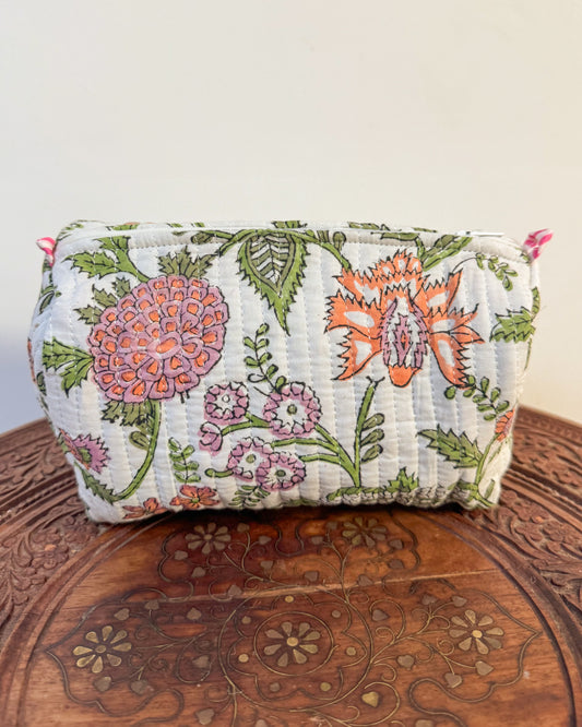 Handmade Quilted Travel Pouch