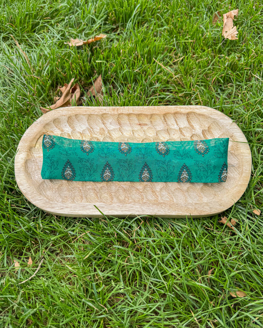 Upcycled fabric headband