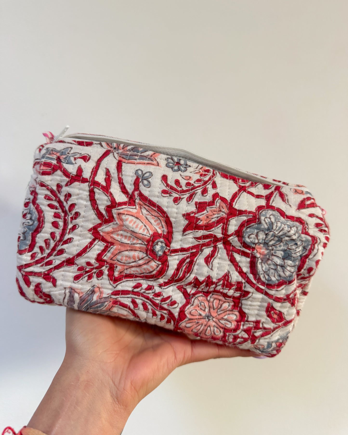 Handmade Quilted Travel Pouch
