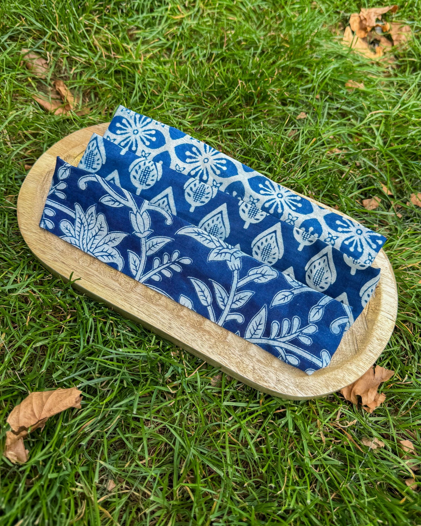 Upcycled fabric headband