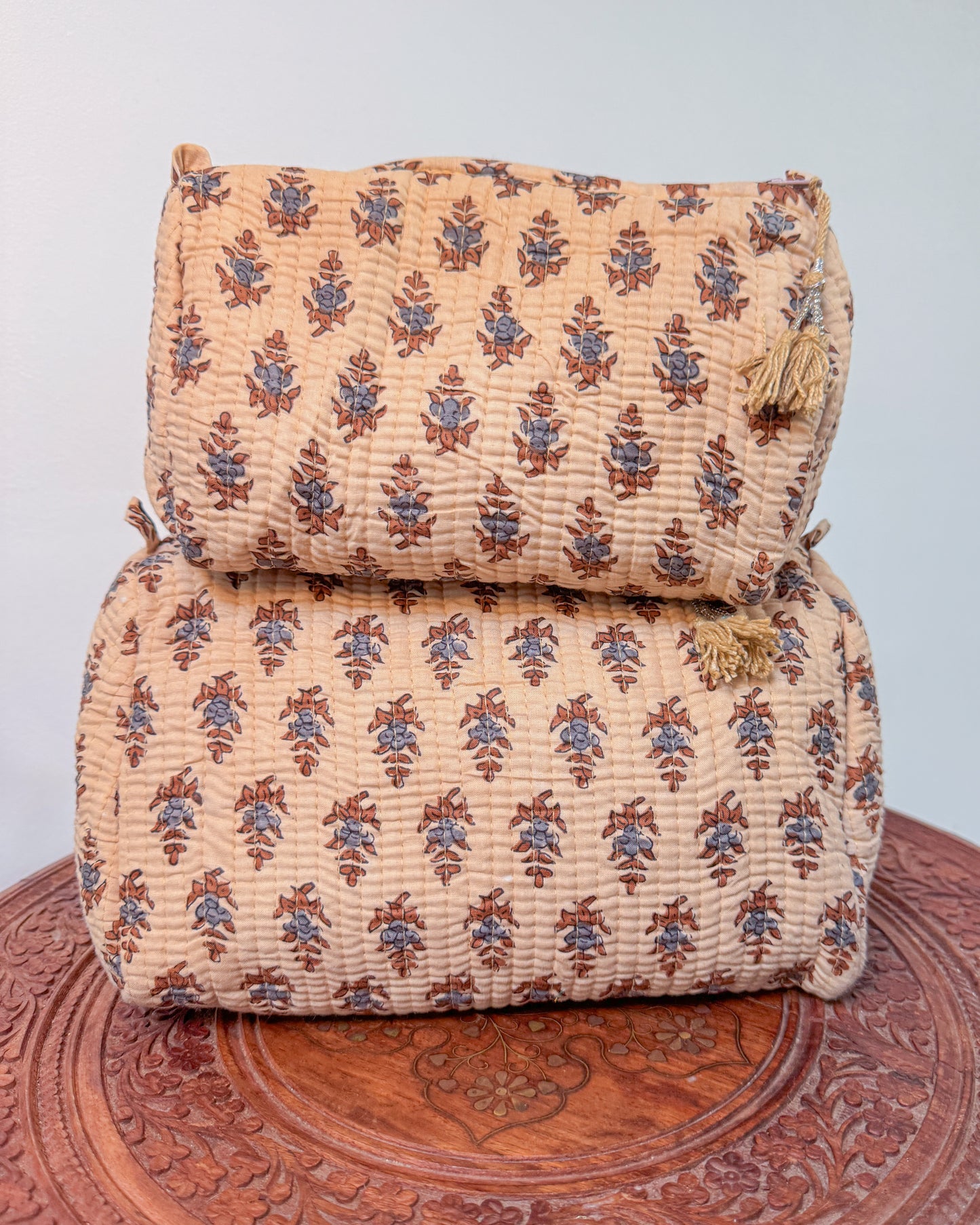 Handmade Quilted Travel Pouch