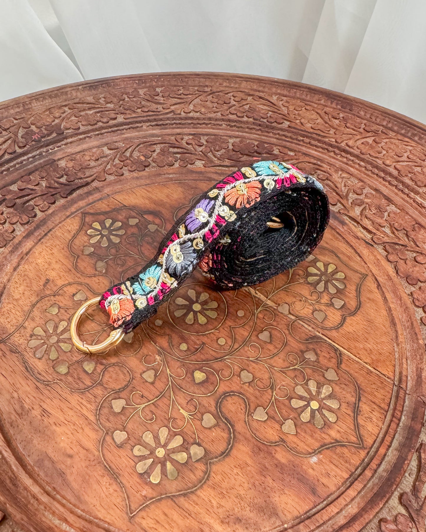 Embroidered strap for phone, bag or camera