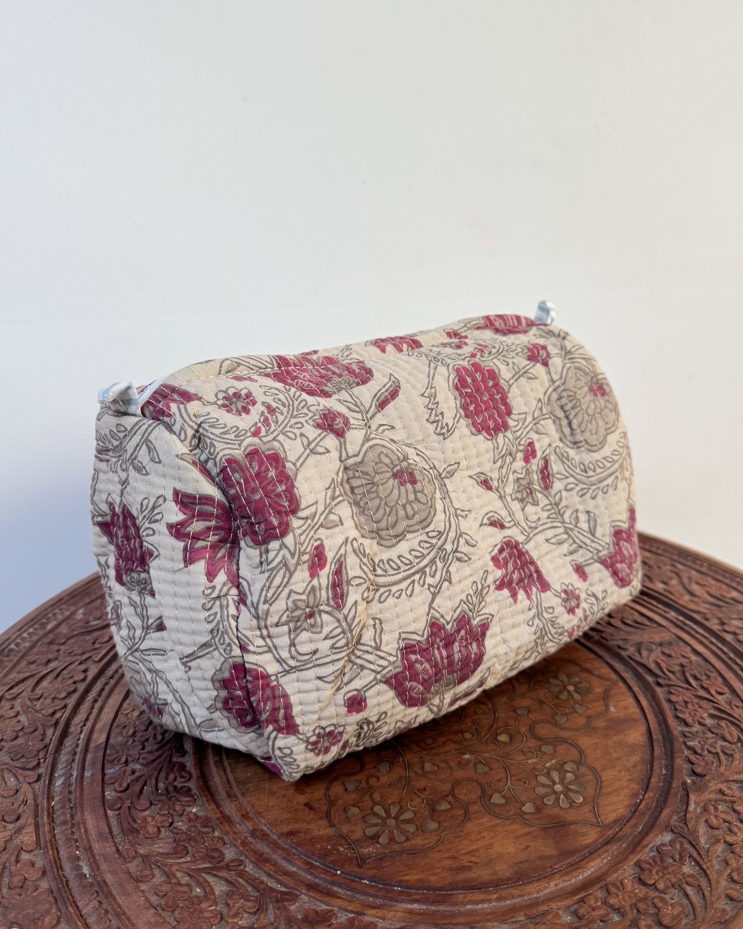 Handmade Quilted Travel Pouch