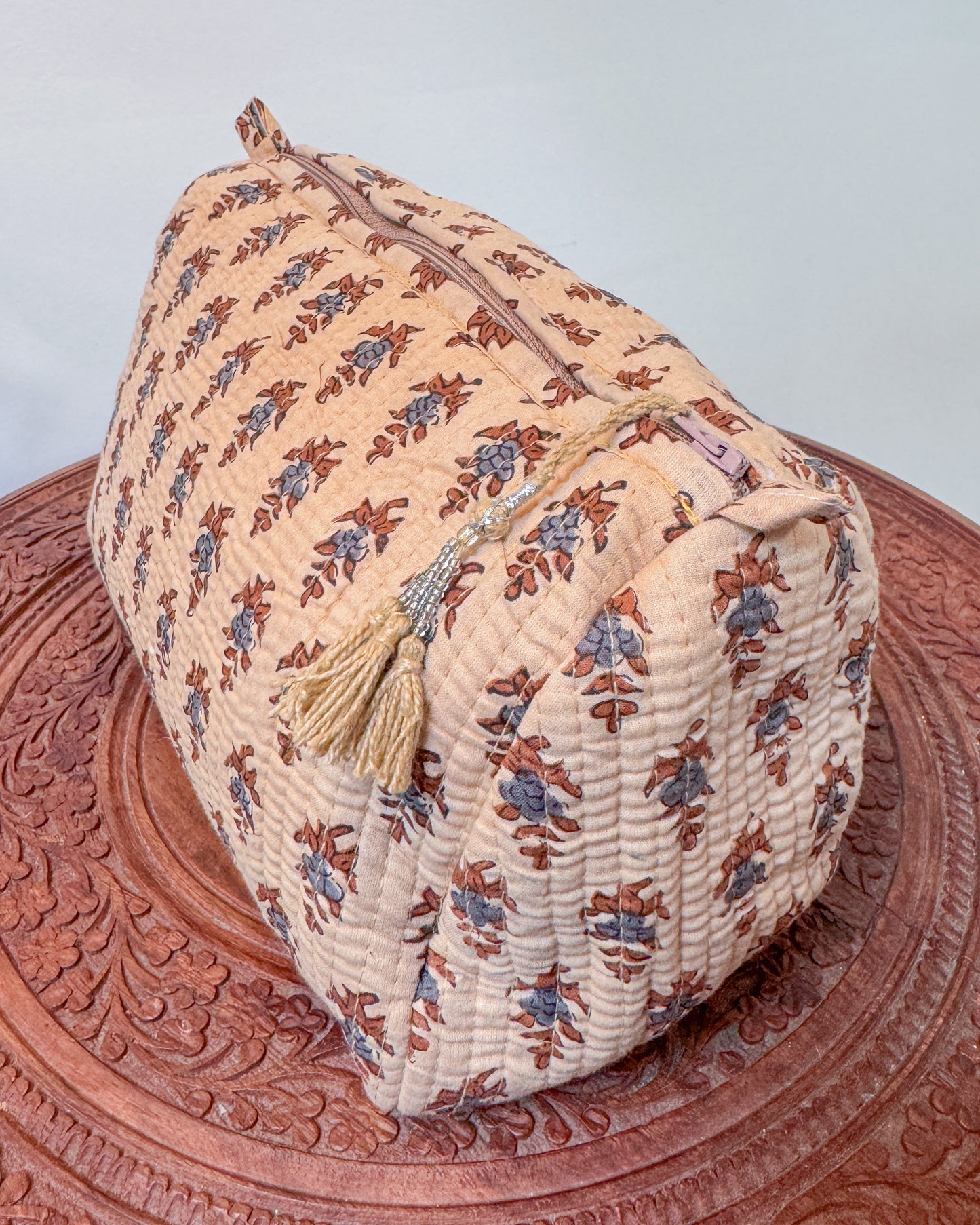 Handmade Quilted Travel Pouch
