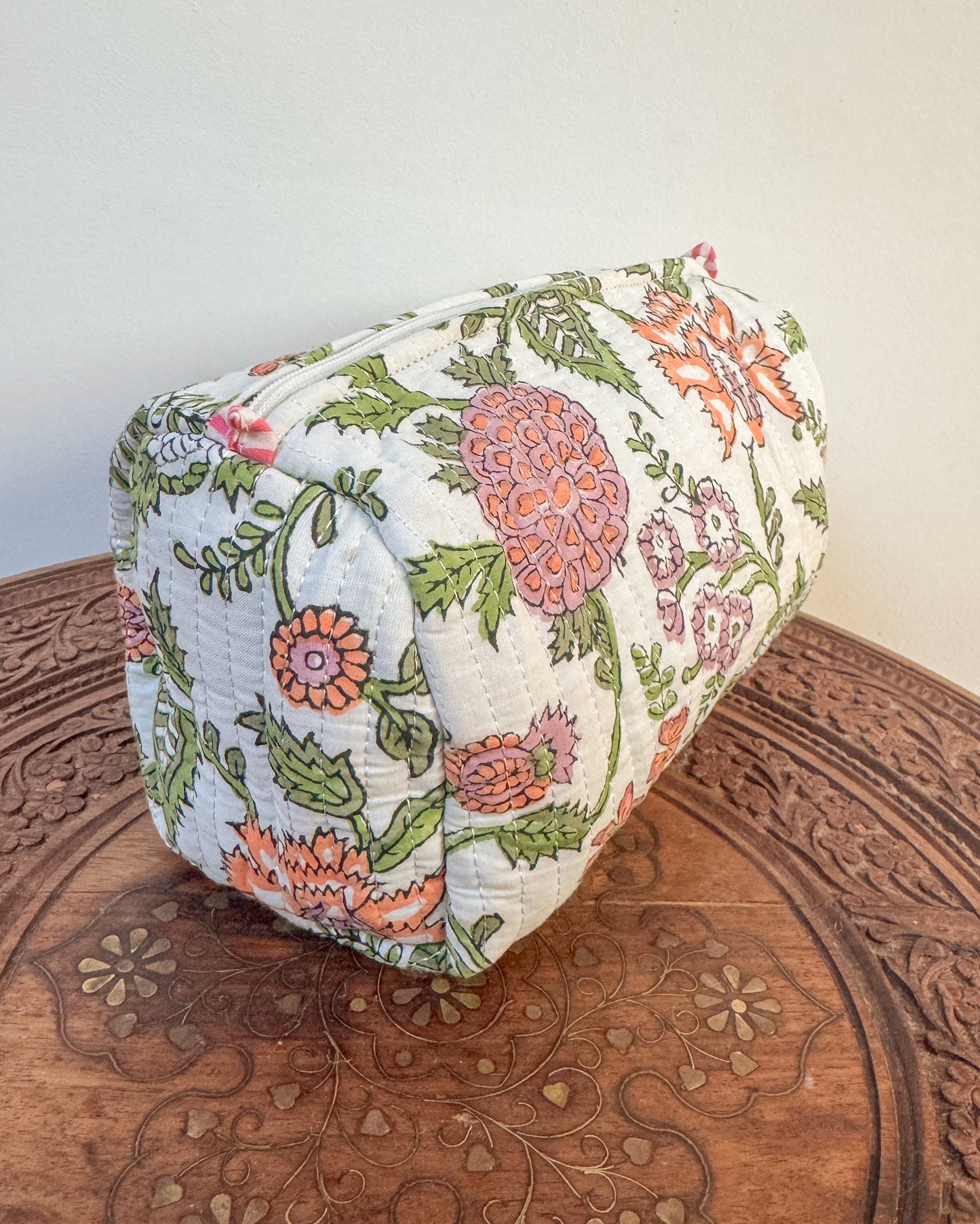 Handmade Quilted Travel Pouch