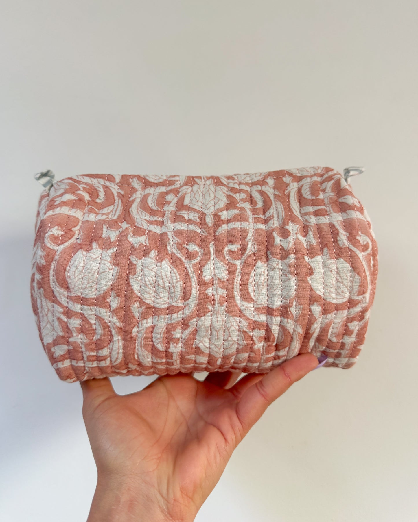 Handmade Quilted Travel Pouch