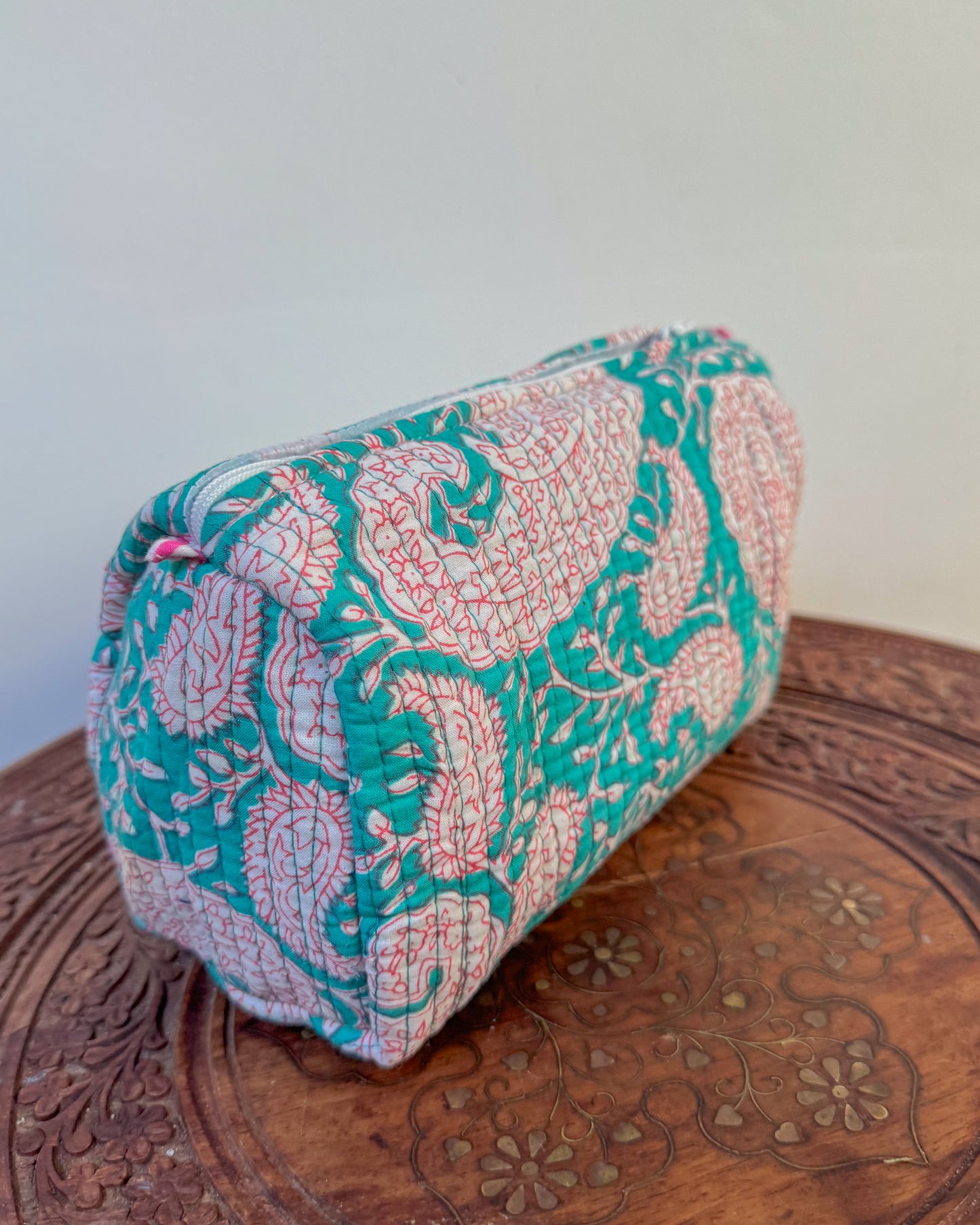 Handmade Quilted Travel Pouch