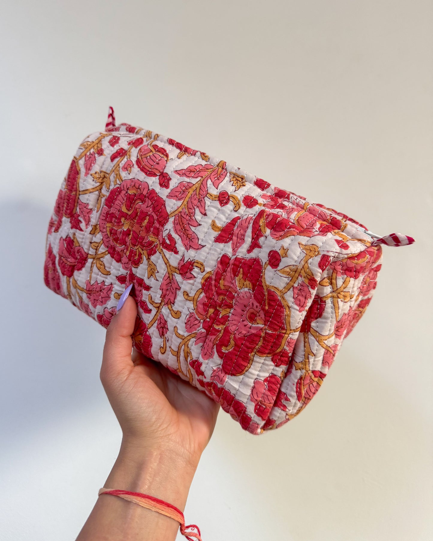 Handmade Quilted Travel Pouch