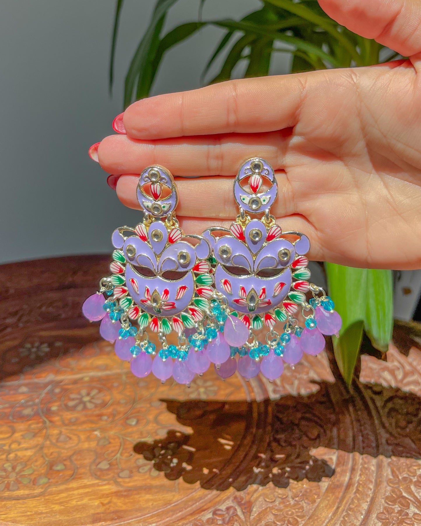 Statement bohemian earrings