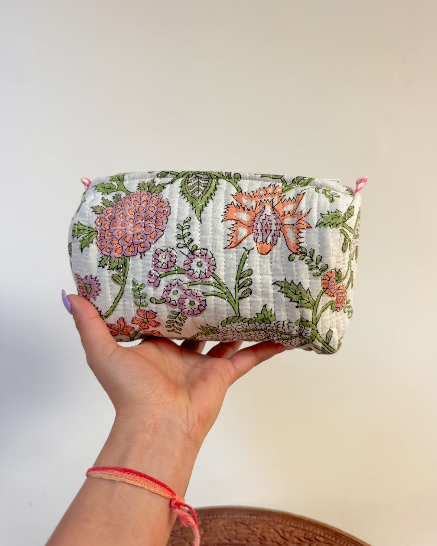 Handmade Quilted Travel Pouch