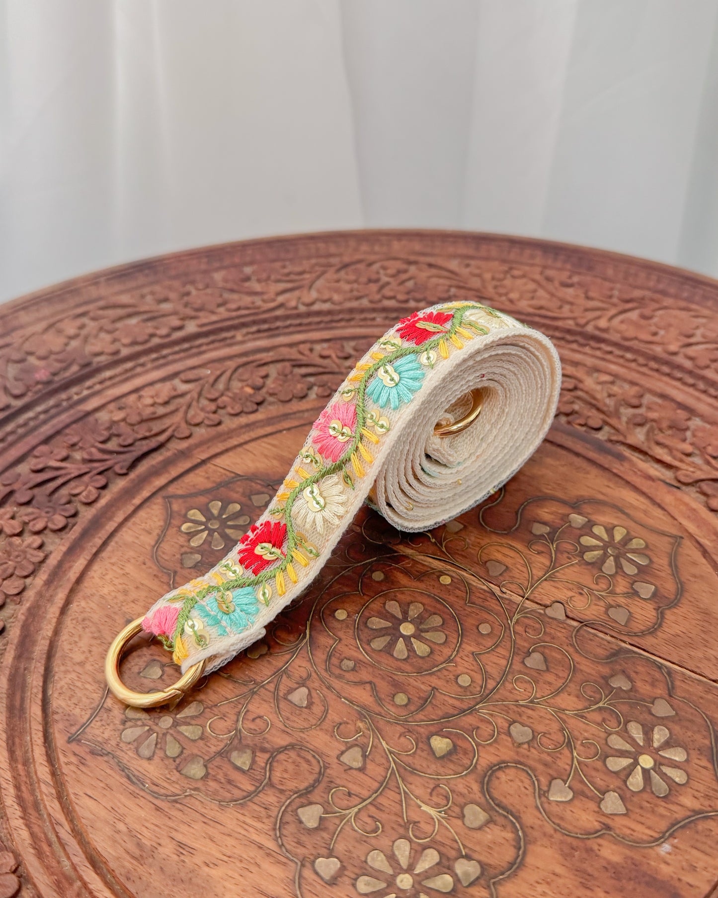 Embroidered strap for phone, bag or camera