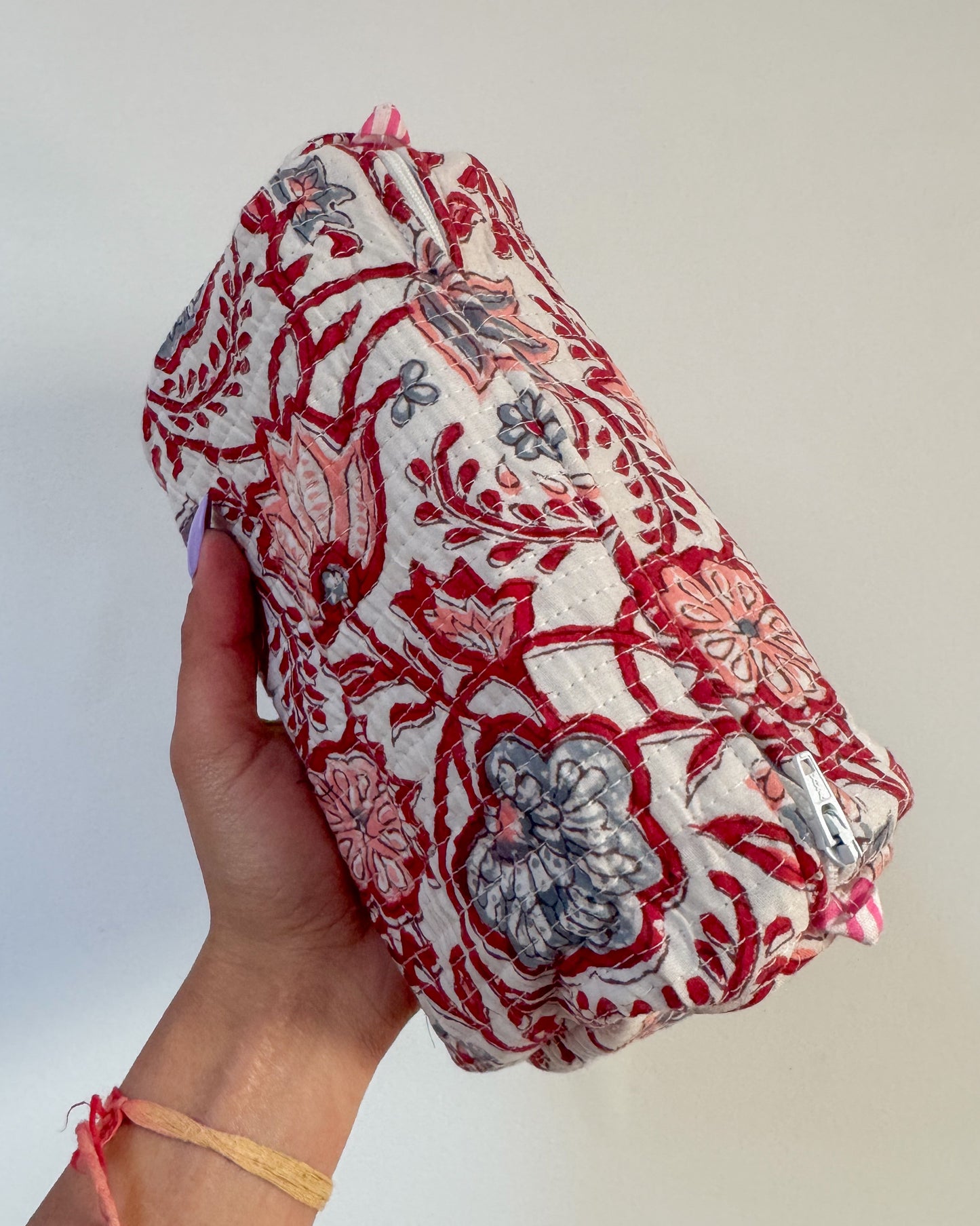 Handmade Quilted Travel Pouch