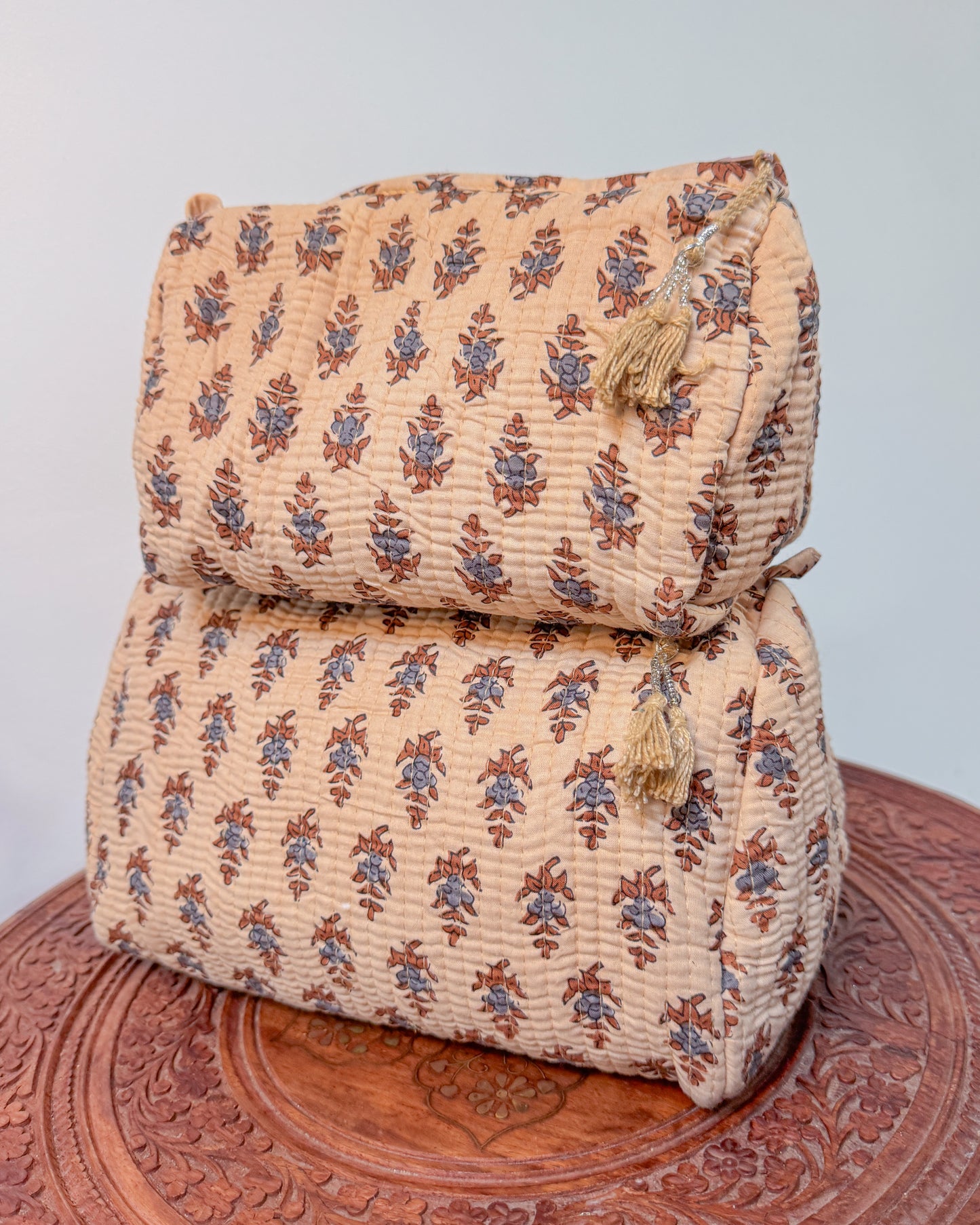 Handmade Quilted Travel Pouch