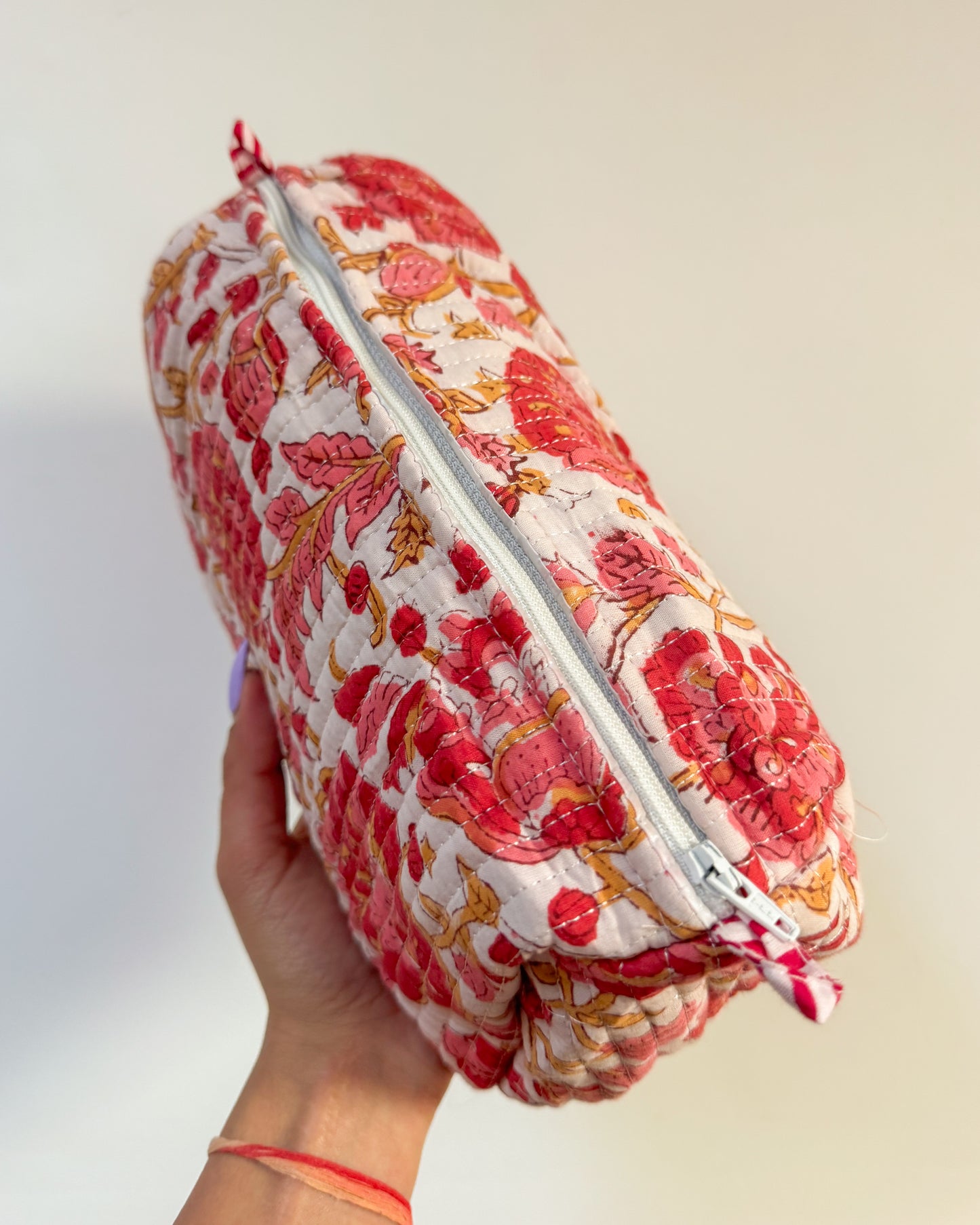 Handmade Quilted Travel Pouch