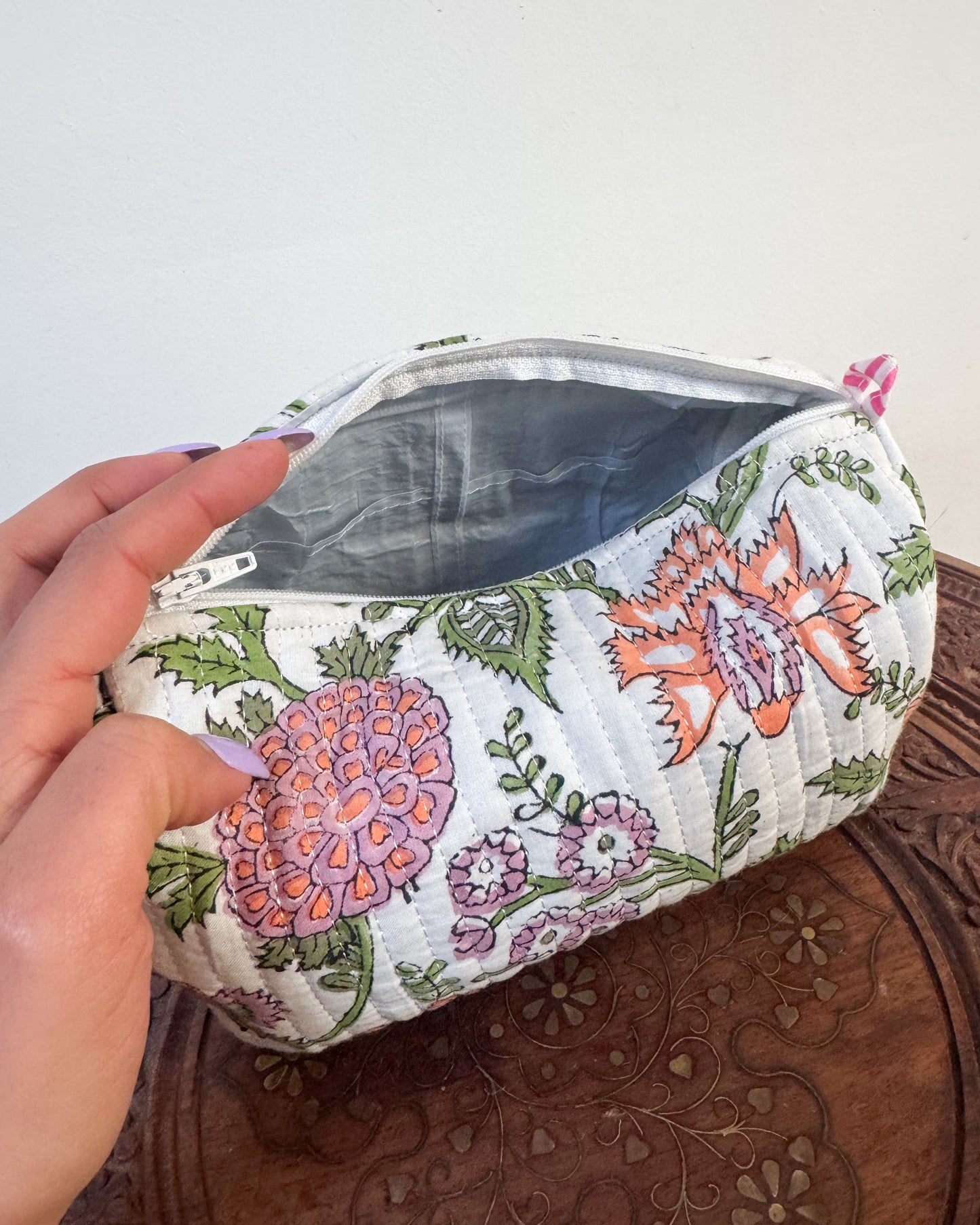 Handmade Quilted Travel Pouch