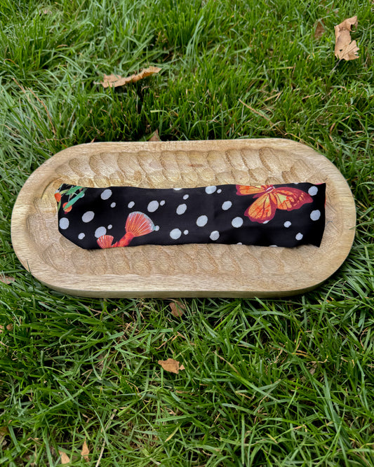 Upcycled fabric headband