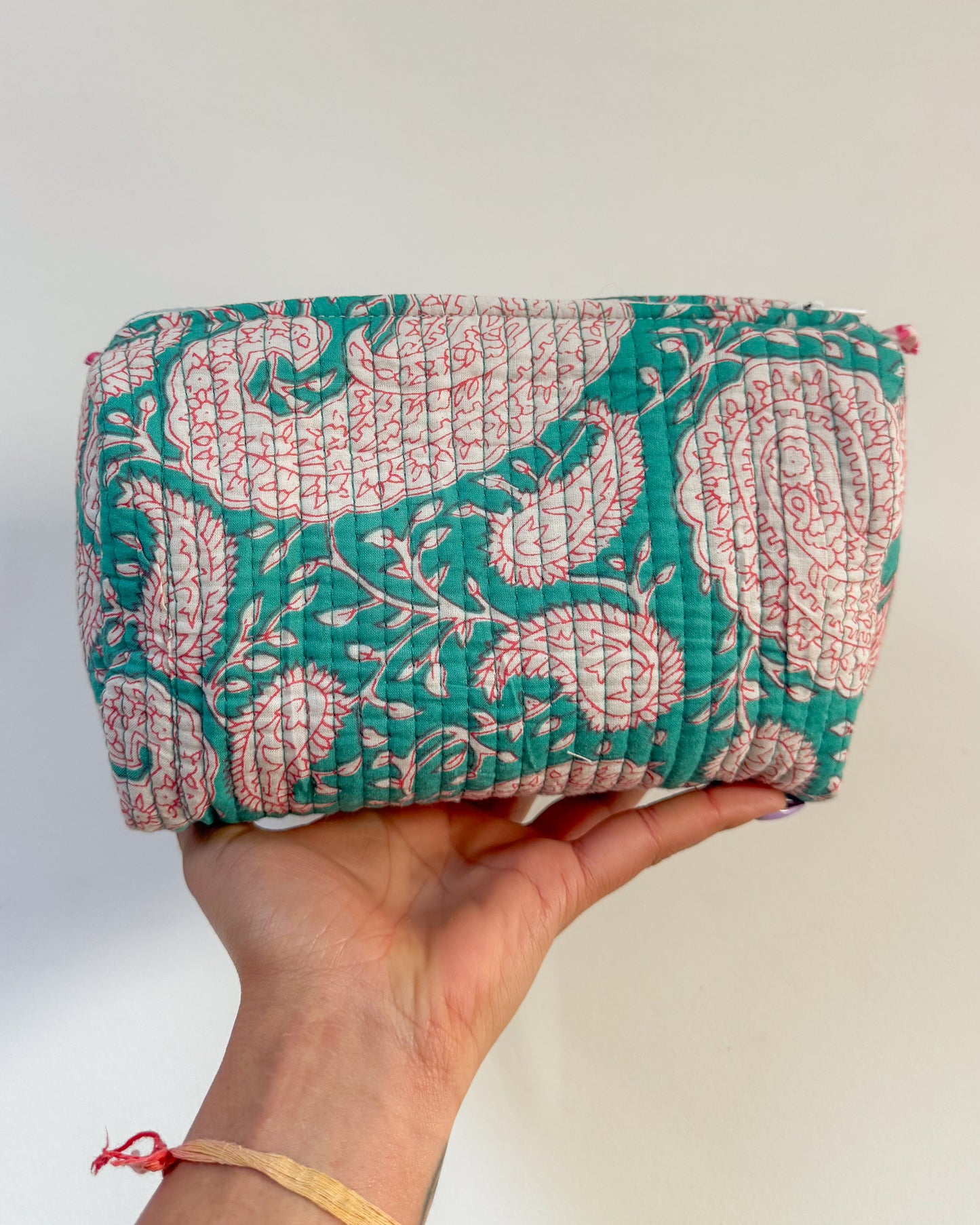 Handmade Quilted Travel Pouch