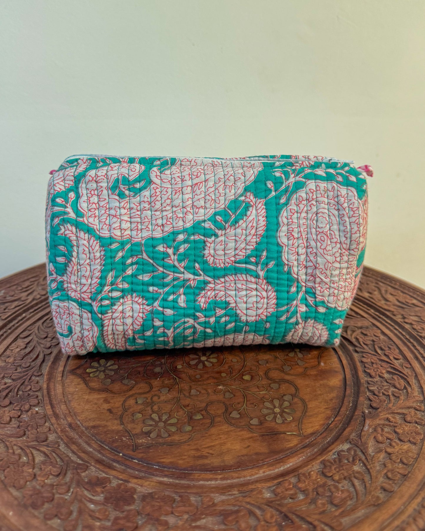Handmade Quilted Travel Pouch
