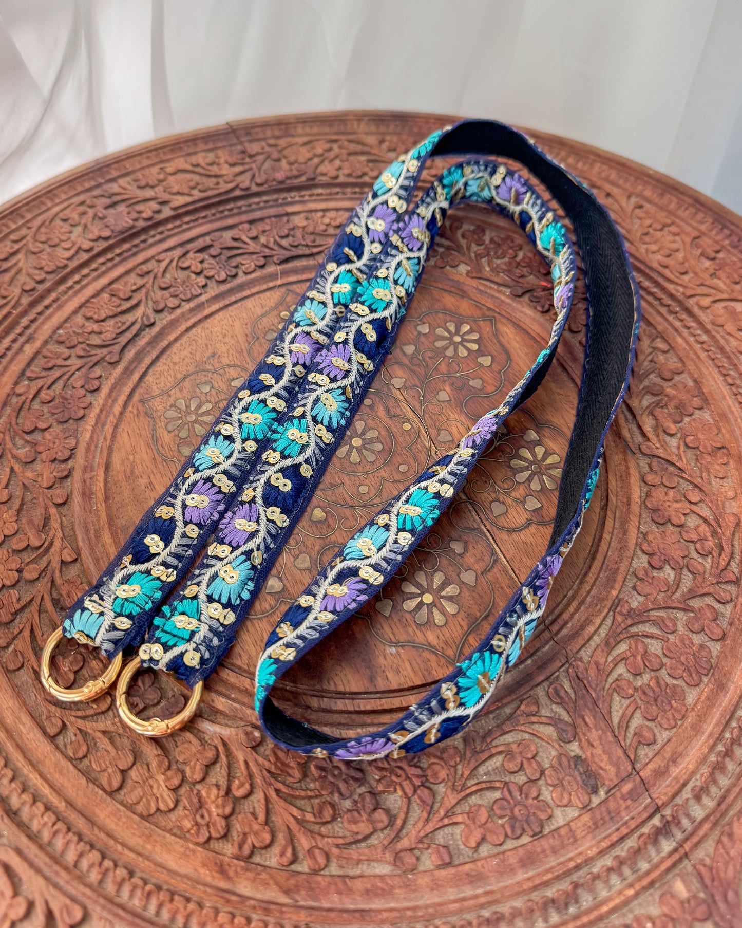Embroidered strap for phone, bag or camera