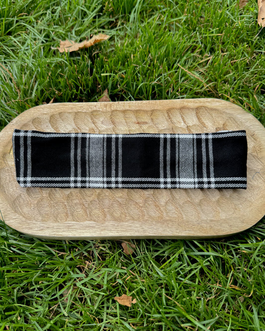 Upcycled fabric headband