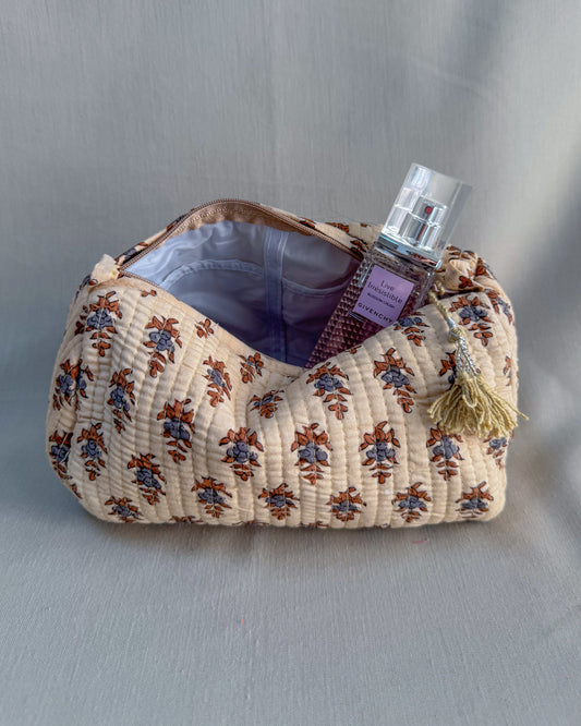 Handmade Quilted Travel Pouch