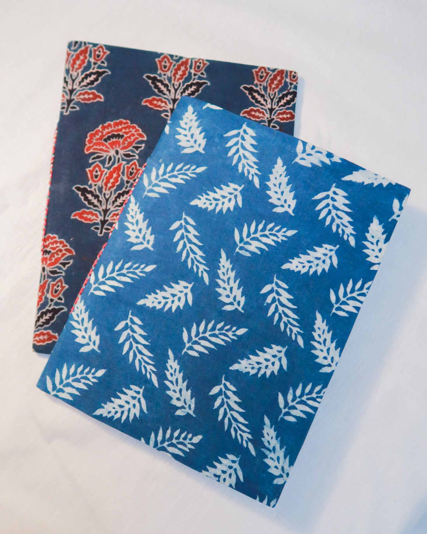 block print handmade notebook