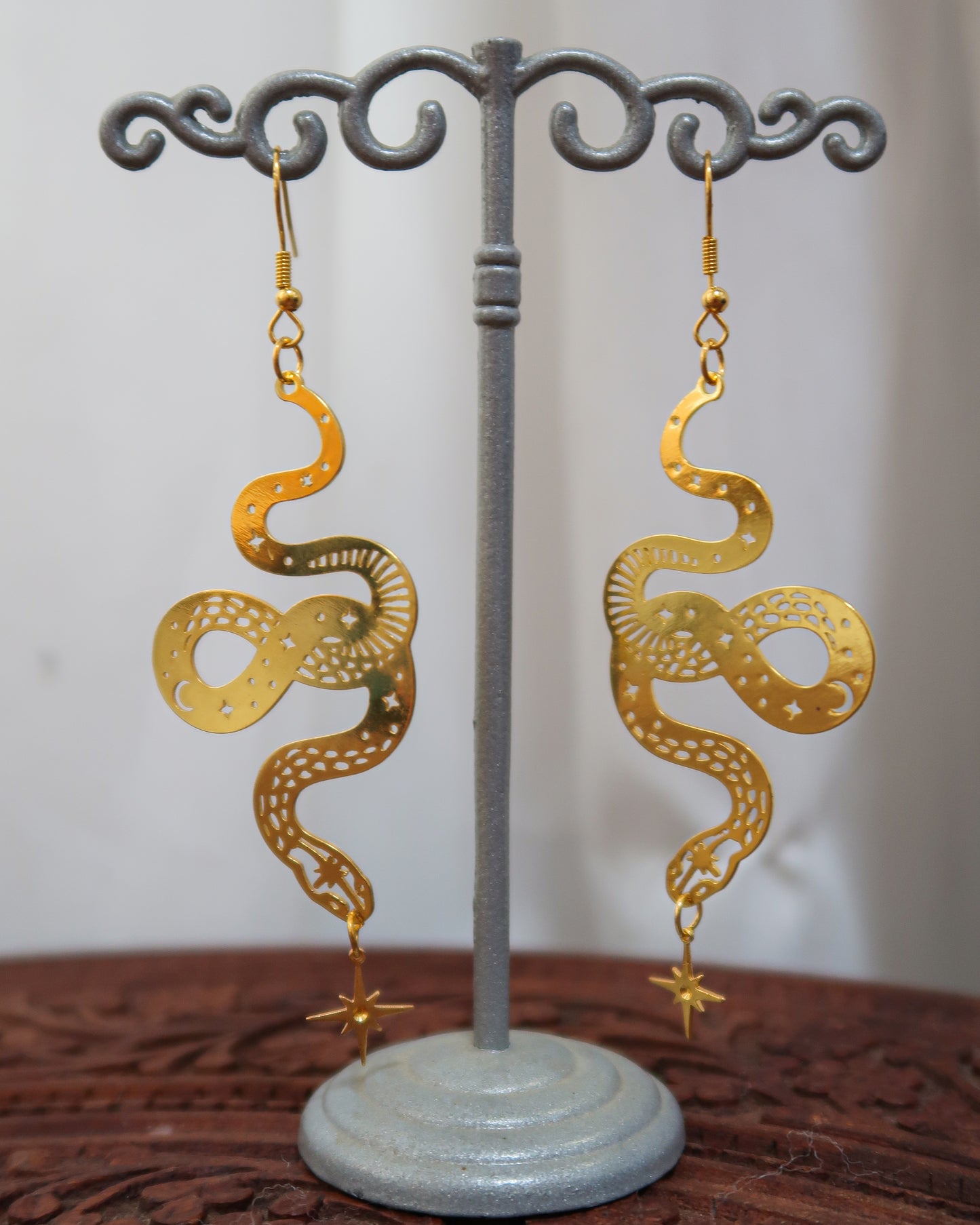 Egyptian earrings | Big serpent earrings