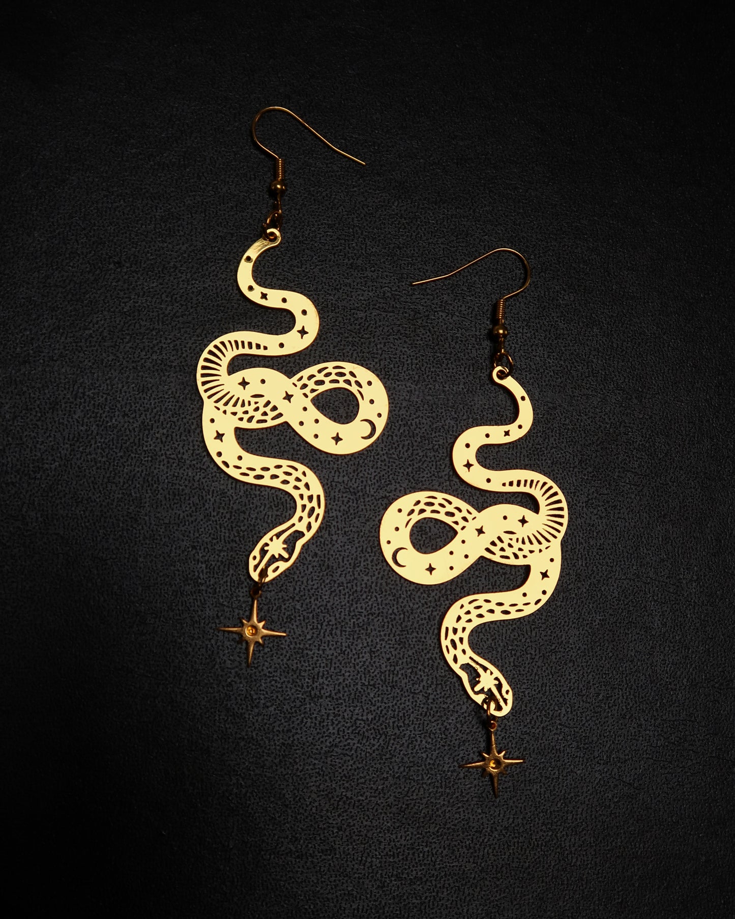 Egyptian earrings | Big serpent earrings